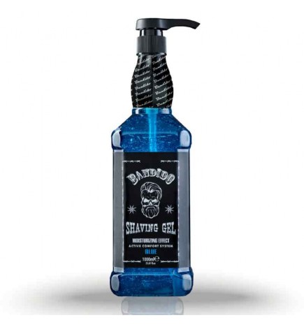 Pack de 03 Gels rasage transparent homme bleu 1L - BANDIDO